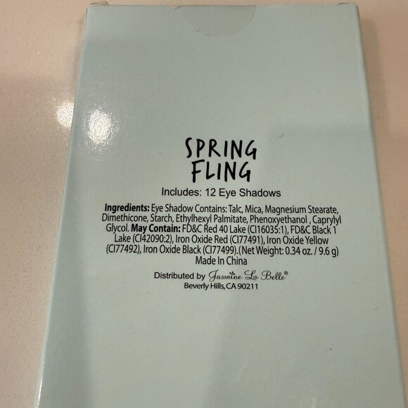 Spring Fling Ulta Beauty 12-piece eyeshadow collection palette 9.6g / .34 oz NWT - Picture 3 of 4